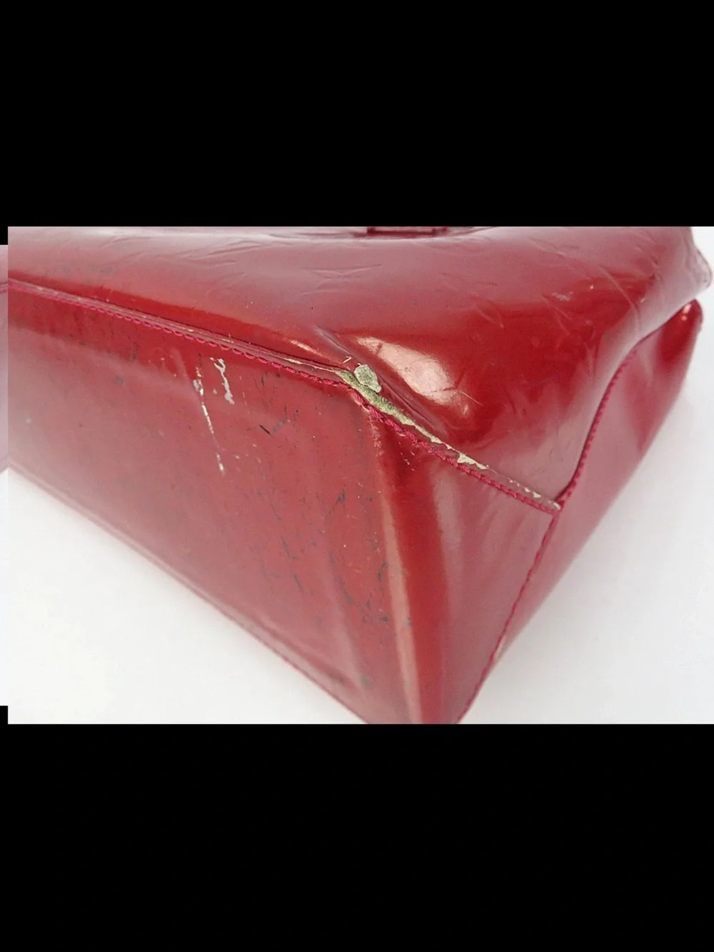Louis Vuitton shiny red